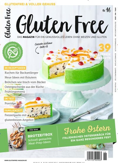 Titelbild der Ausgabe 46/2026 von Gluten Free. Diese Zeitschrift und viele weitere Kochzeitschriften und Backzeitschriften als Abo oder epaper bei United Kiosk online kaufen.
