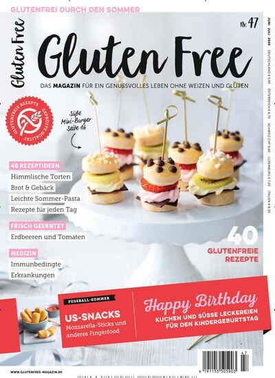 Titelbild der Ausgabe 47/2026 von Gluten Free. Diese Zeitschrift und viele weitere Kochzeitschriften und Backzeitschriften als Abo oder epaper bei United Kiosk online kaufen.