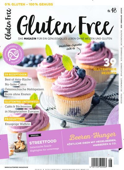 Titelbild der Ausgabe 48/2026 von Gluten Free. Diese Zeitschrift und viele weitere Kochzeitschriften und Backzeitschriften als Abo oder epaper bei United Kiosk online kaufen.