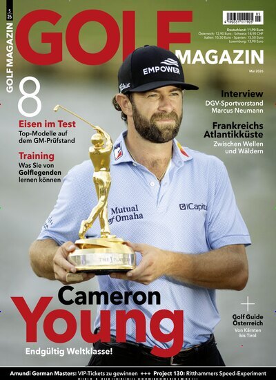 Titelbild der Ausgabe 5/2026 von Golf Magazin. Diese Zeitschrift und viele weitere Sportmagazine als Abo oder epaper bei United Kiosk online kaufen.