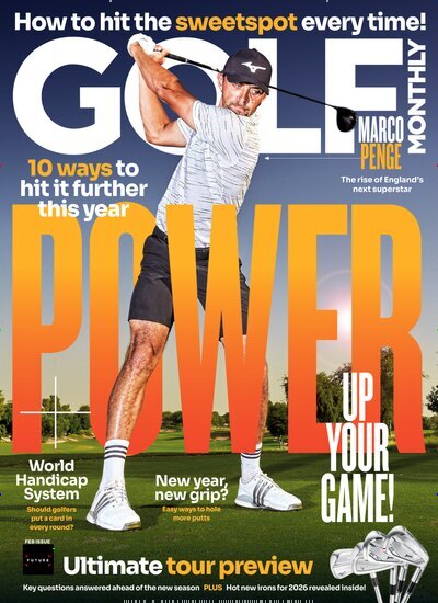 Titelbild der Ausgabe 2/2026 von Golf Monthly. Diese Zeitschrift und viele weitere Sportmagazine als Abo oder epaper bei United Kiosk online kaufen.