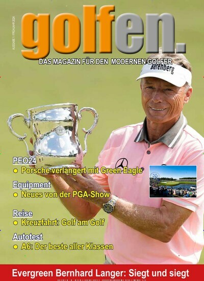 Titelbild der Ausgabe 1/2024 von golfen.. Diese Zeitschrift und viele weitere Sportmagazine als Abo oder epaper bei United Kiosk online kaufen.