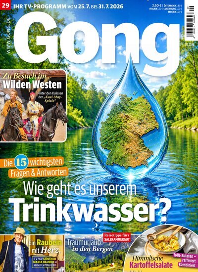 Titelbild der Ausgabe 29/2026 von Gong. Diese Zeitschrift und viele weitere Programmzeitschriften als Abo oder epaper bei United Kiosk online kaufen.