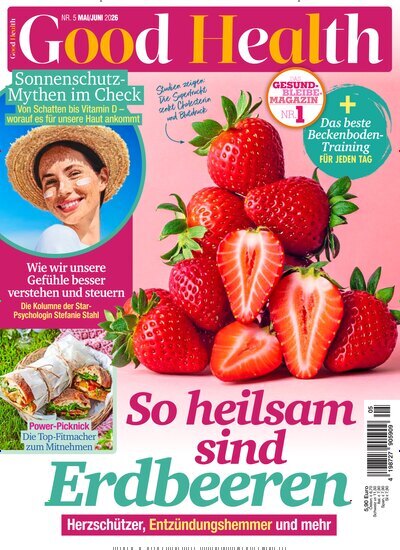 Titelbild der Ausgabe 5/2026 von Good Health. Diese Zeitschrift und viele weitere Frauenzeitschriften als Abo oder epaper bei United Kiosk online kaufen.