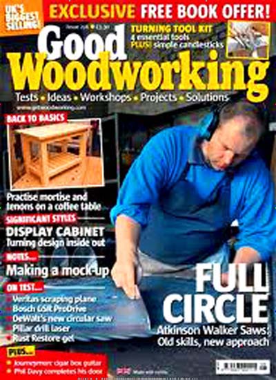 Titelbild der Ausgabe 11/2023 von Good Woodworking. Diese Zeitschrift und viele weitere Gartenzeitschriften und Wohnzeitschriften als Abo oder epaper bei United Kiosk online kaufen.