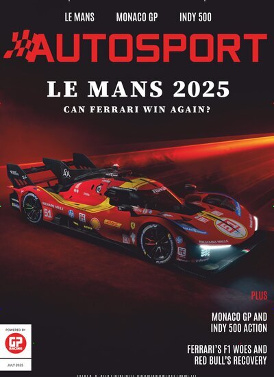 Titelbild der Ausgabe 7/2025 von GP Racing. Diese Zeitschrift und viele weitere Automagazine und Motorradzeitschriften als Abo oder epaper bei United Kiosk online kaufen.