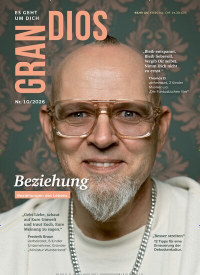 Titelbild der Ausgabe 10/2026 von GRANDIOS Magazin. Diese Zeitschrift und viele weitere Wirtschaftsmagazine und Politikmagazine als Abo oder epaper bei United Kiosk online kaufen.