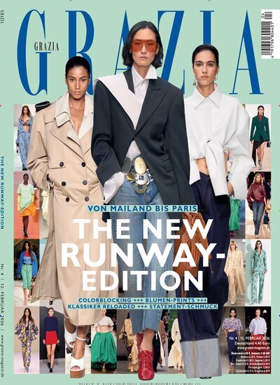 Titelbild der Ausgabe 4/2026 von Grazia. Diese Zeitschrift und viele weitere Lifestylemagazine und Peoplemagazine als Abo oder epaper bei United Kiosk online kaufen.
