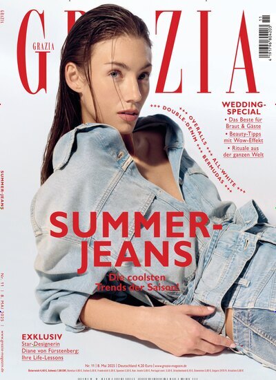 Titelbild der Ausgabe 11/2025 von Grazia. Diese Zeitschrift und viele weitere Lifestylemagazine und Peoplemagazine als Abo oder epaper bei United Kiosk online kaufen.