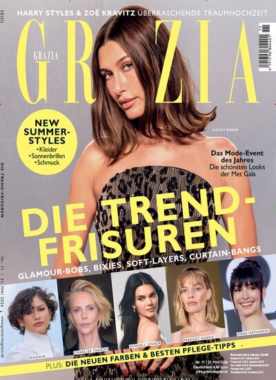 Titelbild der Ausgabe 11/2026 von Grazia. Diese Zeitschrift und viele weitere Lifestylemagazine und Peoplemagazine als Abo oder epaper bei United Kiosk online kaufen.