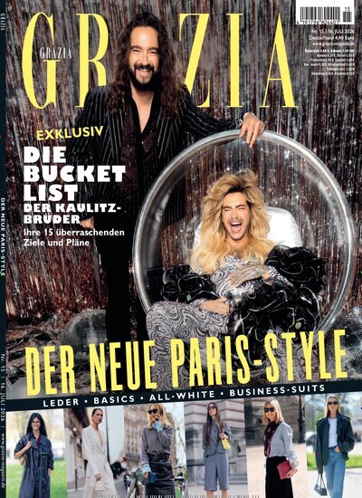 Titelbild der Ausgabe 15/2026 von Grazia. Diese Zeitschrift und viele weitere Lifestylemagazine und Peoplemagazine als Abo oder epaper bei United Kiosk online kaufen.