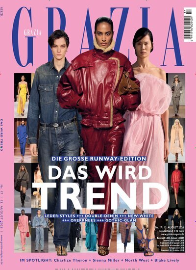 Titelbild der Ausgabe 17/2026 von Grazia. Diese Zeitschrift und viele weitere Lifestylemagazine und Peoplemagazine als Abo oder epaper bei United Kiosk online kaufen.