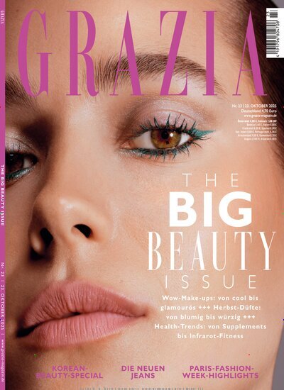 Titelbild der Ausgabe 23/2025 von Grazia. Diese Zeitschrift und viele weitere Lifestylemagazine und Peoplemagazine als Abo oder epaper bei United Kiosk online kaufen.