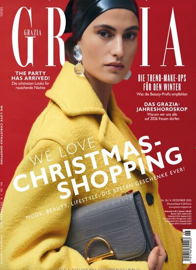 Titelbild der Ausgabe 26/2025 von Grazia. Diese Zeitschrift und viele weitere Lifestylemagazine und Peoplemagazine als Abo oder epaper bei United Kiosk online kaufen.