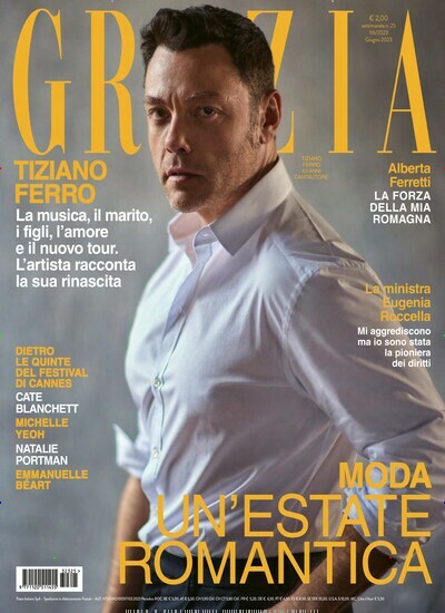 Titelbild der Ausgabe 24/2023 von Grazia Italien. Diese Zeitschrift und viele weitere Frauenzeitschriften als Abo oder epaper bei United Kiosk online kaufen.