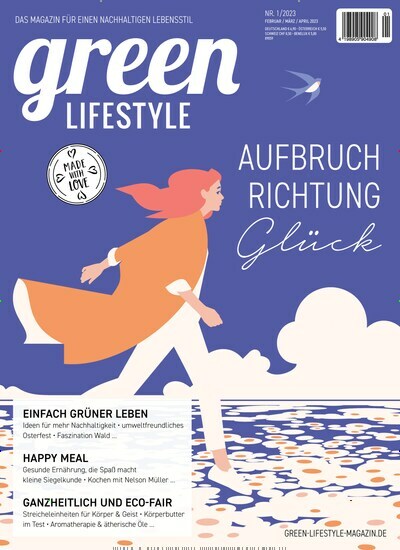 Titelbild der Ausgabe 1/2023 von green Lifestyle. Diese Zeitschrift und viele weitere Frauenzeitschriften als Abo oder epaper bei United Kiosk online kaufen.