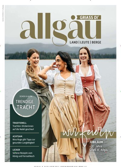 Titelbild der Ausgabe 1/2025 von Griaß di Allgäu. Diese Zeitschrift und viele weitere Gartenzeitschriften und Wohnzeitschriften als Abo oder epaper bei United Kiosk online kaufen.