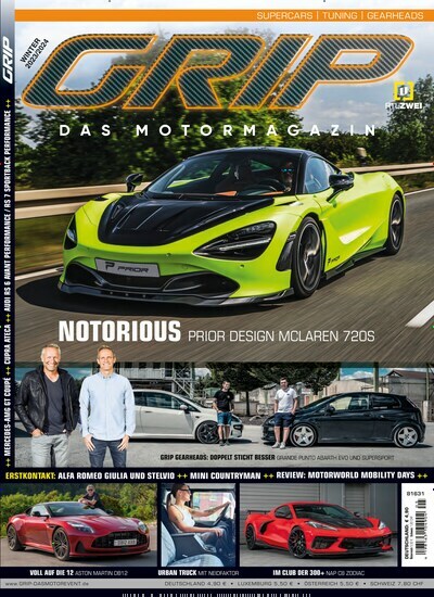 Titelbild der Ausgabe 5/2023 von GRIP. Diese Zeitschrift und viele weitere Automagazine und Motorradzeitschriften als Abo oder epaper bei United Kiosk online kaufen.