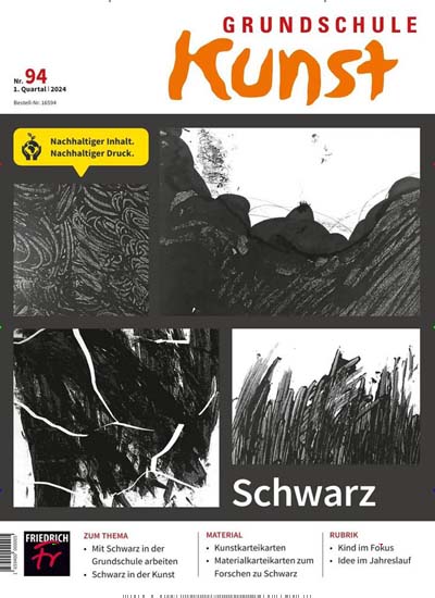 Titelbild der Ausgabe 1/2024 von Grundschule Kunst. Diese Zeitschrift und viele weitere Zeitschriften für Pädagogik als Abo oder epaper bei United Kiosk online kaufen.
