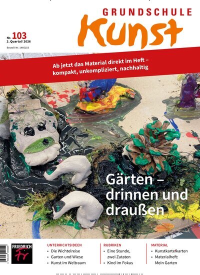 Titelbild der Ausgabe 2/2026 von Grundschule Kunst. Diese Zeitschrift und viele weitere Zeitschriften für Pädagogik als Abo oder epaper bei United Kiosk online kaufen.