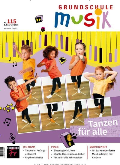 Titelbild der Ausgabe 115/2025 von Grundschule Musik. Diese Zeitschrift und viele weitere Zeitschriften für Pädagogik als Abo oder epaper bei United Kiosk online kaufen.