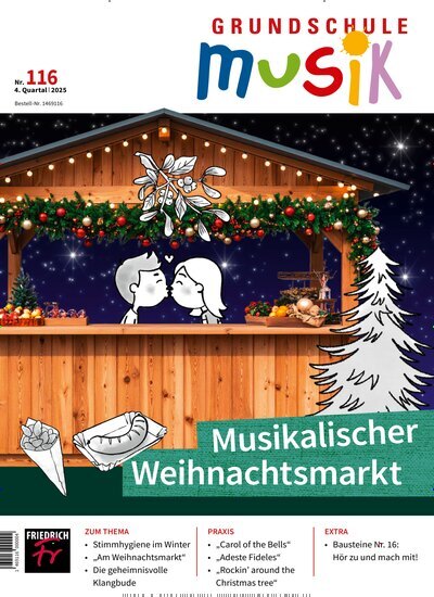Titelbild der Ausgabe 116/2025 von Grundschule Musik. Diese Zeitschrift und viele weitere Zeitschriften für Pädagogik als Abo oder epaper bei United Kiosk online kaufen.