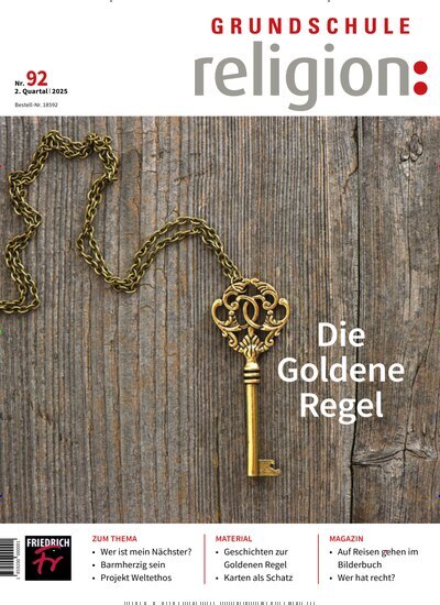 Titelbild der Ausgabe 92/2025 von Grundschule Religion. Diese Zeitschrift und viele weitere Zeitschriften für Pädagogik als Abo oder epaper bei United Kiosk online kaufen.