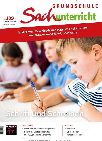 Titelbild der Ausgabe 109/2026 von Grundschule Sachunterricht. Diese Zeitschrift und viele weitere Zeitschriften für Pädagogik als Abo oder epaper bei United Kiosk online kaufen.