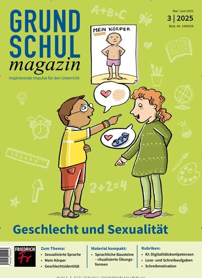 Titelbild der Ausgabe 3/2025 von Grundschulmagazin. Diese Zeitschrift und viele weitere Zeitschriften für Pädagogik als Abo oder epaper bei United Kiosk online kaufen.