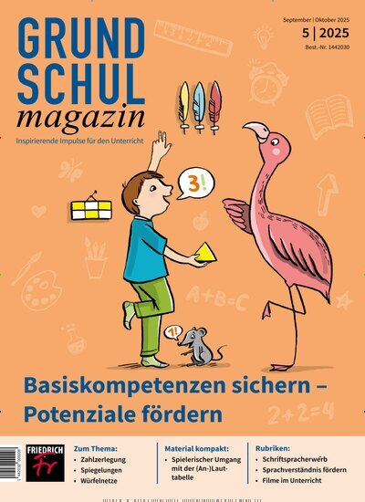 Titelbild der Ausgabe 5/2025 von Grundschulmagazin. Diese Zeitschrift und viele weitere Zeitschriften für Pädagogik als Abo oder epaper bei United Kiosk online kaufen.