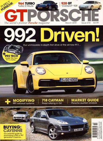 GT Porsche United Kingdom aktuelles Titelbild Ausgabe 3/2019 Aktuelles Titelbild von GT Porsche United Kingdom. In der Ausgabe 3/2019 geht es um die Themen: 992 Driven! Our unmissable in-depth first drive of the all-new 911.... Lesen Sie gerne Automagazine und Motorradzeitschriften? Dann empfehlen wir Ihnen GT Porsche United Kingdom als Abo oder Geschenkabo.