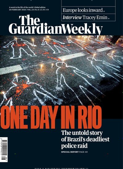 Titelbild der Ausgabe 8/2026 von Guardian Weekly. Diese Zeitschrift und viele weitere Wirtschaftsmagazine und Politikmagazine als Abo oder epaper bei United Kiosk online kaufen.