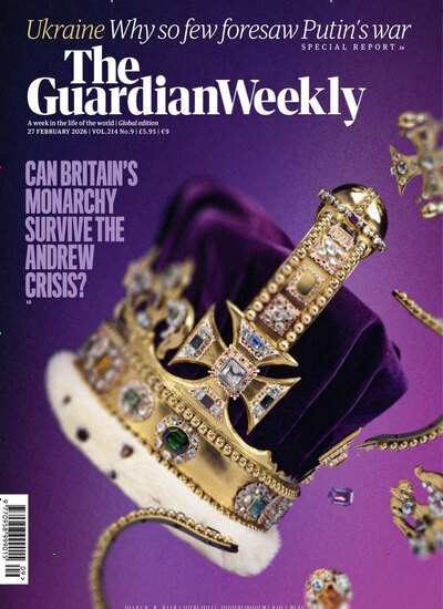 Titelbild der Ausgabe 9/2026 von Guardian Weekly. Diese Zeitschrift und viele weitere Wirtschaftsmagazine und Politikmagazine als Abo oder epaper bei United Kiosk online kaufen.