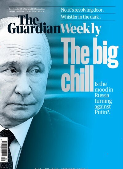 Titelbild der Ausgabe 22/2026 von Guardian Weekly. Diese Zeitschrift und viele weitere Wirtschaftsmagazine und Politikmagazine als Abo oder epaper bei United Kiosk online kaufen.