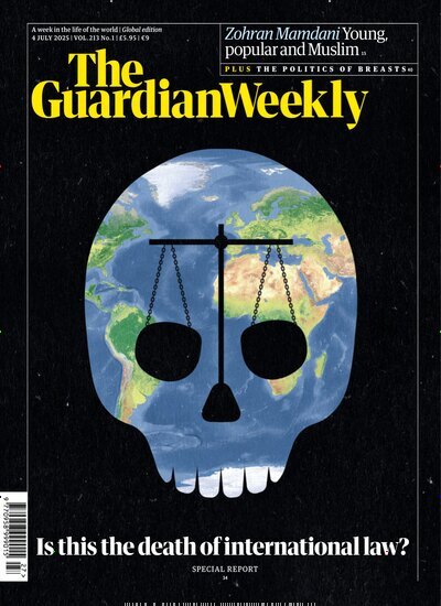 Titelbild der Ausgabe 27/2025 von Guardian Weekly. Diese Zeitschrift und viele weitere Wirtschaftsmagazine und Politikmagazine als Abo oder epaper bei United Kiosk online kaufen.