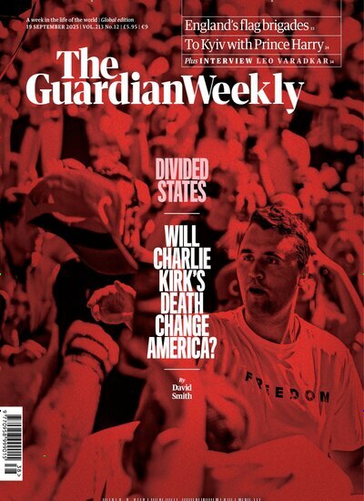 Titelbild der Ausgabe 38/2025 von Guardian Weekly. Diese Zeitschrift und viele weitere Wirtschaftsmagazine und Politikmagazine als Abo oder epaper bei United Kiosk online kaufen.