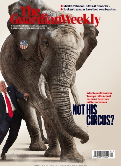 Titelbild der Ausgabe 41/2026 von Guardian Weekly. Diese Zeitschrift und viele weitere Wirtschaftsmagazine und Politikmagazine als Abo oder epaper bei United Kiosk online kaufen.