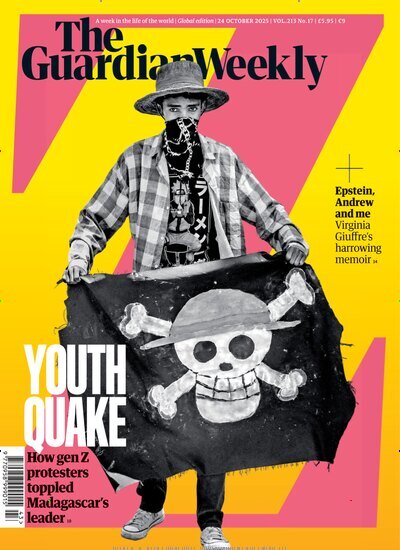 Titelbild der Ausgabe 43/2025 von Guardian Weekly. Diese Zeitschrift und viele weitere Wirtschaftsmagazine und Politikmagazine als Abo oder epaper bei United Kiosk online kaufen.