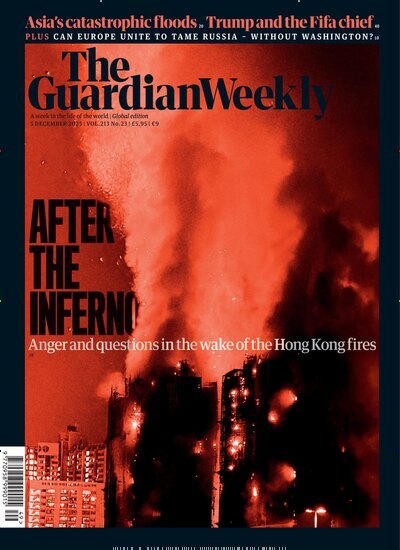 Titelbild der Ausgabe 49/2025 von Guardian Weekly. Diese Zeitschrift und viele weitere Wirtschaftsmagazine und Politikmagazine als Abo oder epaper bei United Kiosk online kaufen.