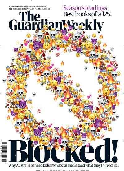Titelbild der Ausgabe 50/2025 von Guardian Weekly. Diese Zeitschrift und viele weitere Wirtschaftsmagazine und Politikmagazine als Abo oder epaper bei United Kiosk online kaufen.