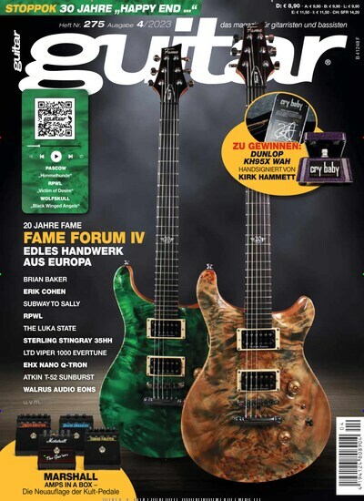 Titelbild der Ausgabe 4/2023 von guitar. Diese Zeitschrift und viele weitere Reisemagazine, Freizeitmagazine und Wissensmagazine als Abo oder epaper bei United Kiosk online kaufen.