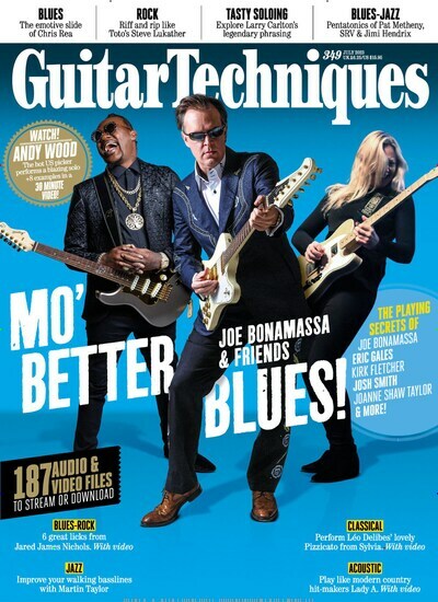 Titelbild der Ausgabe 349/2023 von Guitar Techniques. Diese Zeitschrift und viele weitere Reisemagazine, Freizeitmagazine und Wissensmagazine als Abo oder epaper bei United Kiosk online kaufen.
