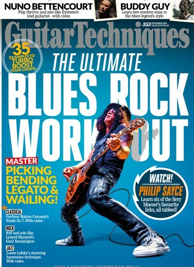 Titelbild der Ausgabe 353/2023 von Guitar Techniques. Diese Zeitschrift und viele weitere Reisemagazine, Freizeitmagazine und Wissensmagazine als Abo oder epaper bei United Kiosk online kaufen.