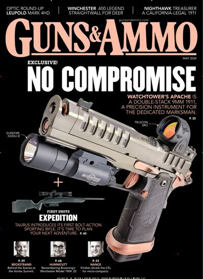 Titelbild der Ausgabe 5/2024 von Guns & Ammo. Diese Zeitschrift und viele weitere Reisemagazine, Freizeitmagazine und Wissensmagazine als Abo oder epaper bei United Kiosk online kaufen.