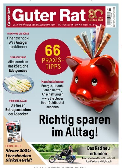 Titelbild der Ausgabe 5/2025 von Guter Rat. Diese Zeitschrift und viele weitere Wirtschaftsmagazine und Politikmagazine als Abo oder epaper bei United Kiosk online kaufen.