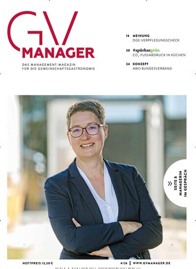 Titelbild der Ausgabe 4/2026 von GVmanager. Diese Zeitschrift und viele weitere Gastronomiezeitschriften, Fashionmagazine, Beautymagazine als Abo oder epaper bei United Kiosk online kaufen.