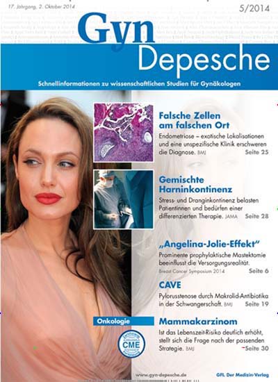 Titelbild der Ausgabe 5/2023 von Gyn-Depesche. Diese Zeitschrift und viele weitere Pflegezeitschriften und medizinische Fachzeitschriften als Abo oder epaper bei United Kiosk online kaufen.