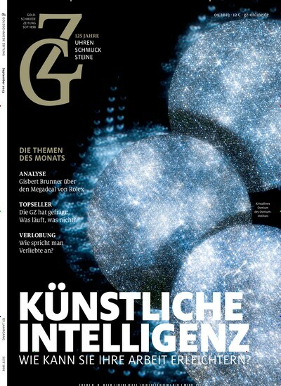 Titelbild der Ausgabe 9/2023 von GZ Goldschmiede Zeitung. Diese Zeitschrift und viele weitere Gastronomiezeitschriften, Fashionmagazine, Beautymagazine als Abo oder epaper bei United Kiosk online kaufen.