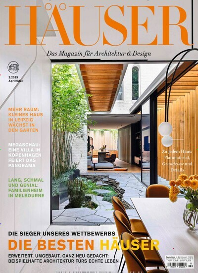 Titelbild der Ausgabe 2/2023 von Häuser. Diese Zeitschrift und viele weitere Gartenzeitschriften und Wohnzeitschriften als Abo oder epaper bei United Kiosk online kaufen.