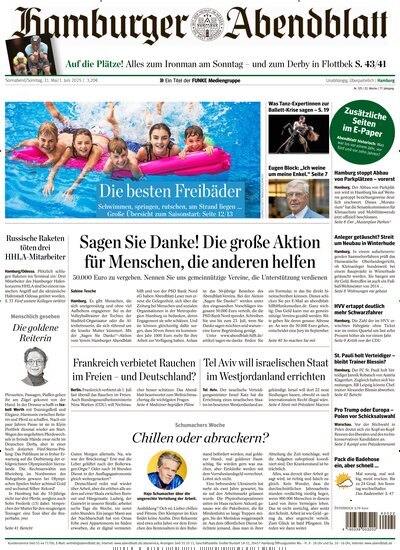 Titelbild der Ausgabe 125/2025 von Hamburger Abendblatt. Diese Zeitschrift und viele weitere Zeitungsabos als Abo oder epaper bei United Kiosk online kaufen.
